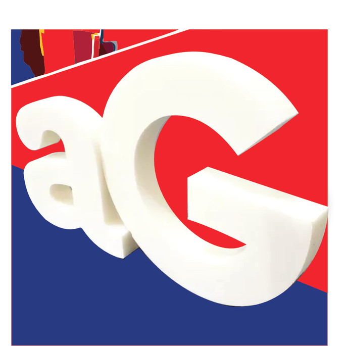 Imagem 3 - Logo Personalizado/letreiro em Xps até 50mm Branco 58cm