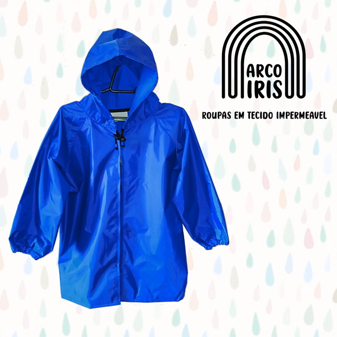 Imagem 1 - Capa de Chuva Infantil Arco Iris