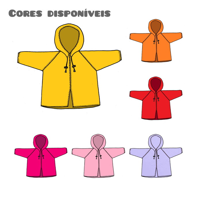 Imagem 4 - Capa de Chuva Infantil Arco Iris