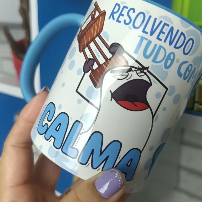 Imagem 1 - Caneca Resolvendo Tudo com Calma