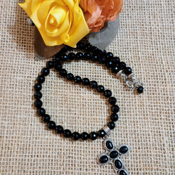 Imagem 1 - Colar Onix com Crucifixo