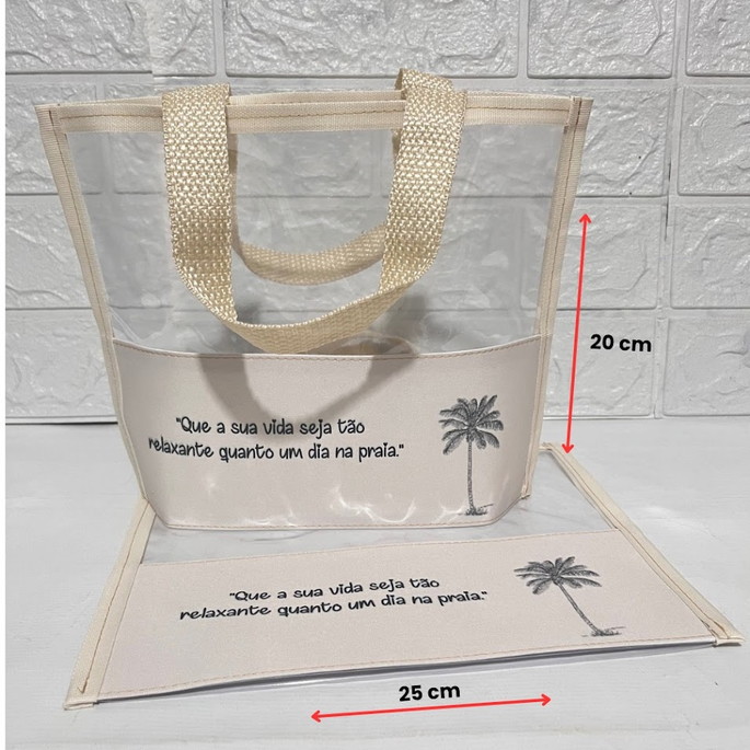 Imagem 2 - Bolsa Personalizada Praia Mini Fundo do Mar