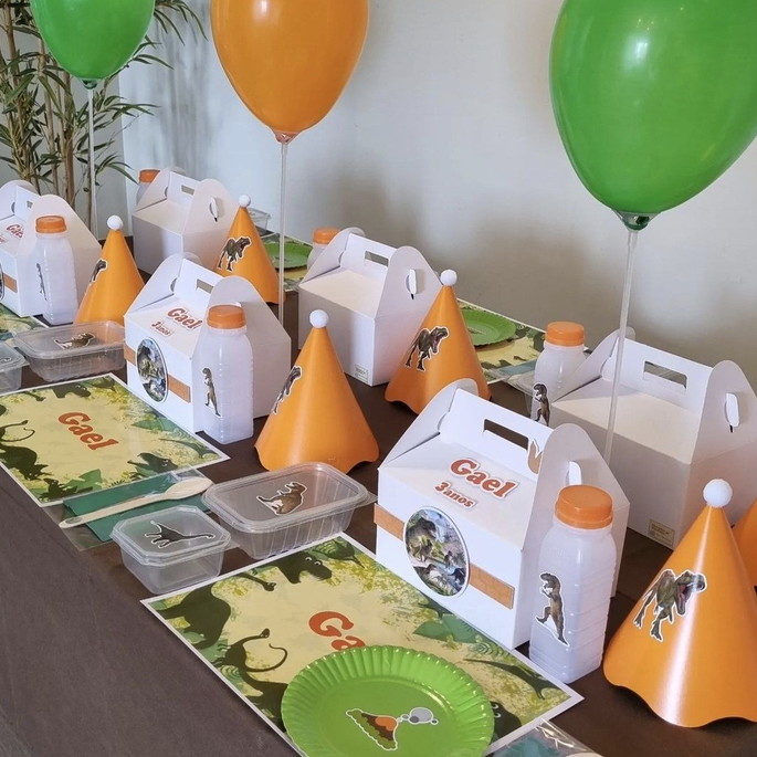 Imagem 1 - Kit Festa na Escola Dinossauro (11 Itens)