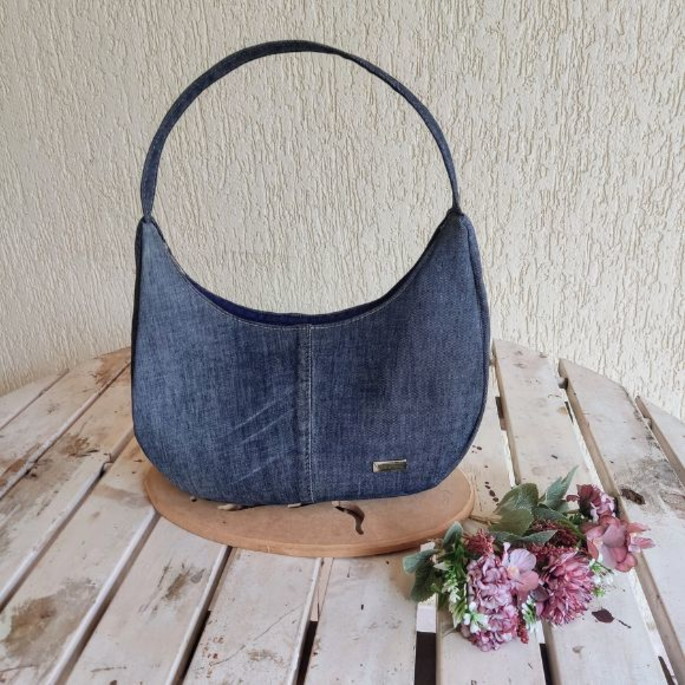 Imagem 2 - Bolsa Baguete Jeans