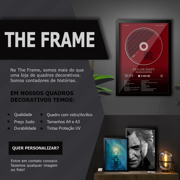 Imagem 4 - Quadro A4 Spotify Fearless (taylor's Version) Taylor Swift