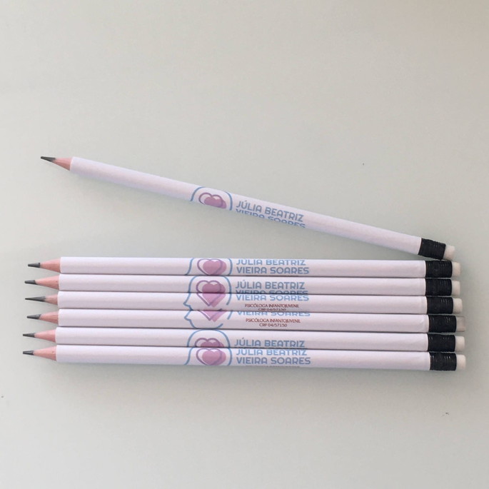Imagem 2 - Lápis com Borracha Personalizado