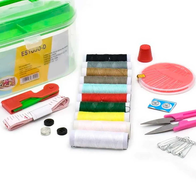 Imagem 2 - Kit de Costura com Estojo Mod.d com 18 Itens
