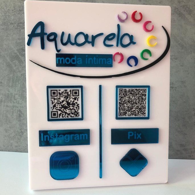 Imagem 3 - Placa Qr Code 2 Qr Code