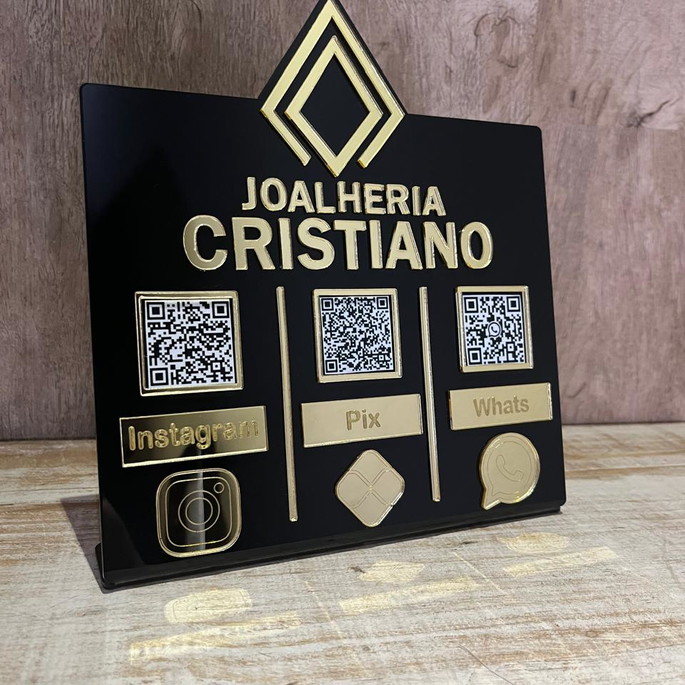 Imagem 3 - Placa Qr Code 3 Qr Code