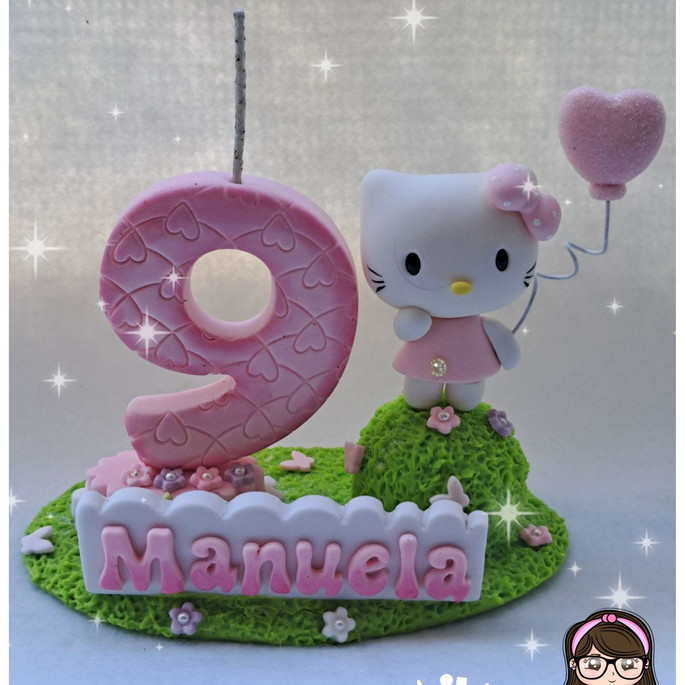 Imagem 2 - Vela Hello Kitty