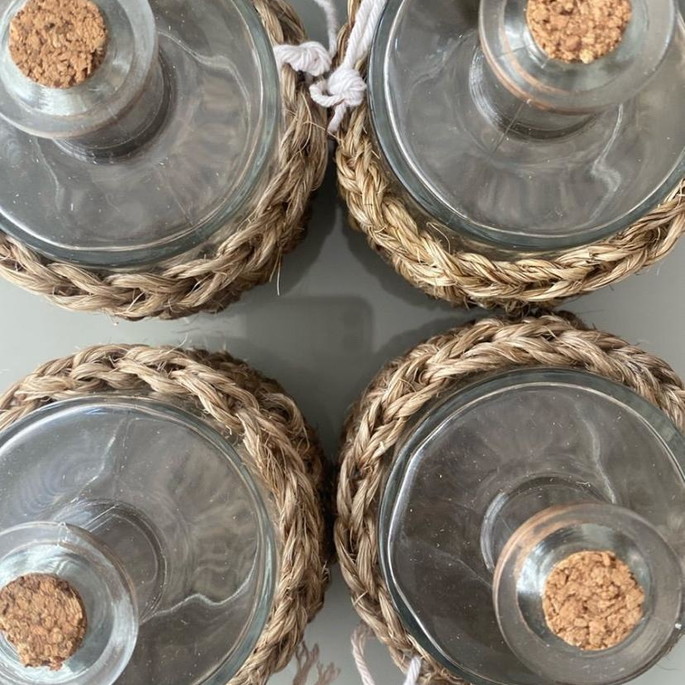 Imagem 4 - Kit com 4 Vidrinhos com Sisal