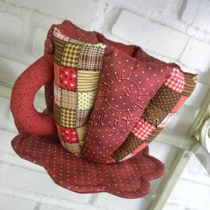 Imagem 2 - Xícara em Patchwork