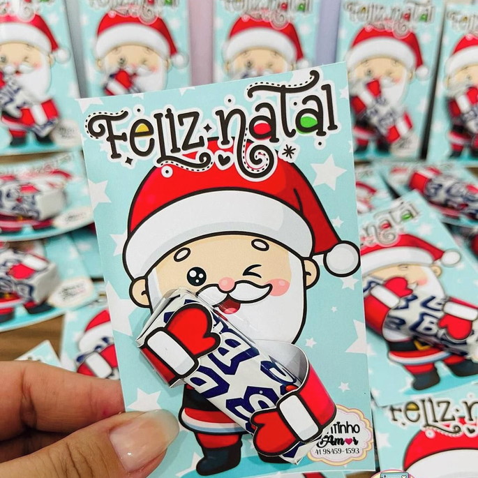 Imagem 1 - Card com Bis- Natal