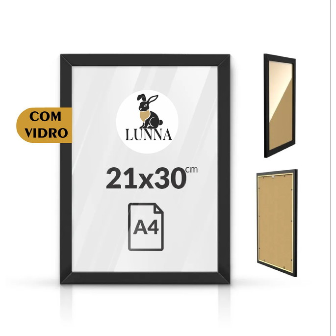 Imagem 2 - Quadro do Senhor dos Aneis A4 com Moldura e Vidro