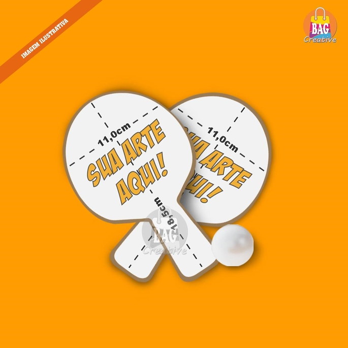 Imagem 2 - Raquete de Ping Pong Hello Kitty