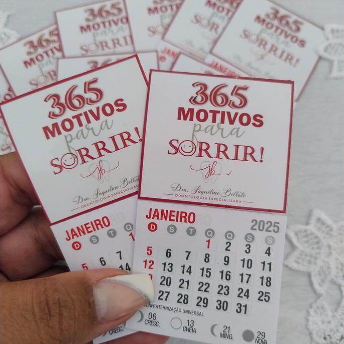 Imagem 3 - Mini Calendários com Imã 2024