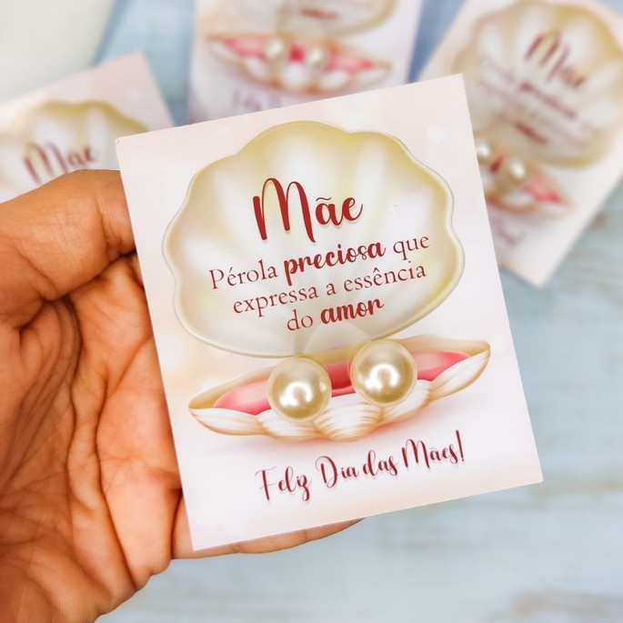 Imagem 1 - Brinco Mimo Lembrancinha Personalizada Dia das Mães