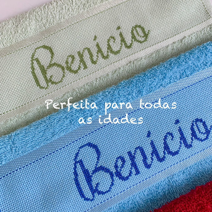 Imagem 3 - Kit com 3 Toalhas Personalizadas com Nome