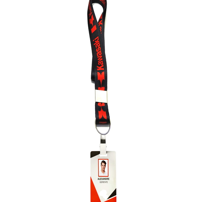 Imagem 1 - Cordão com Crachá Personalizado Kit com 10 Unidades