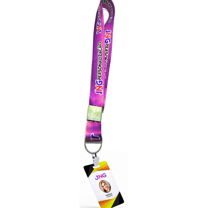 Imagem 3 - Cordão com Crachá Personalizado Kit com 10 Unidades