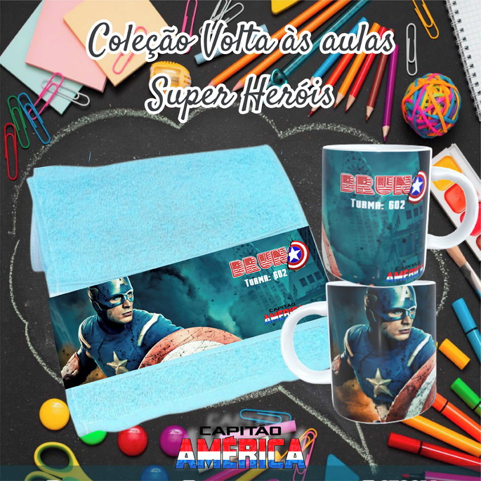 Imagem 2 - Kit Toalhinha com Garrafa Personalizada