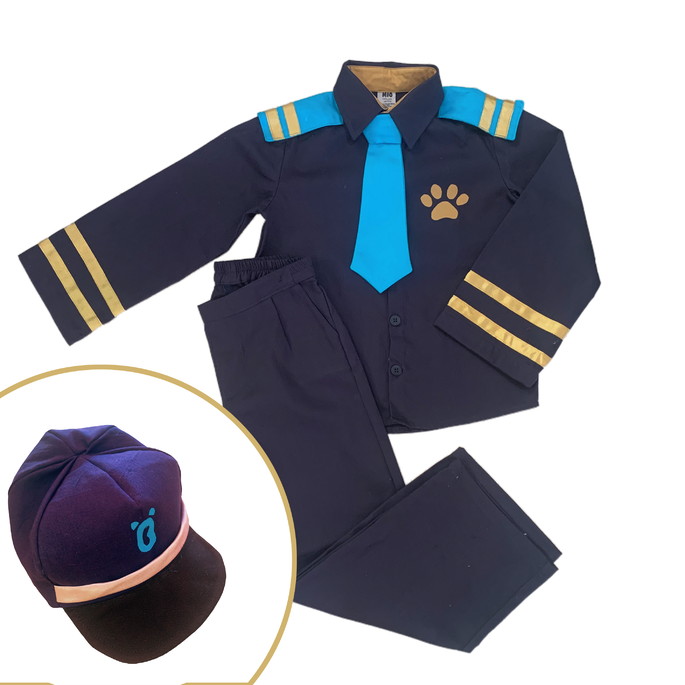 Imagem 1 - Conjunto Roupa Detetive Labrador - Uniforme e Boné