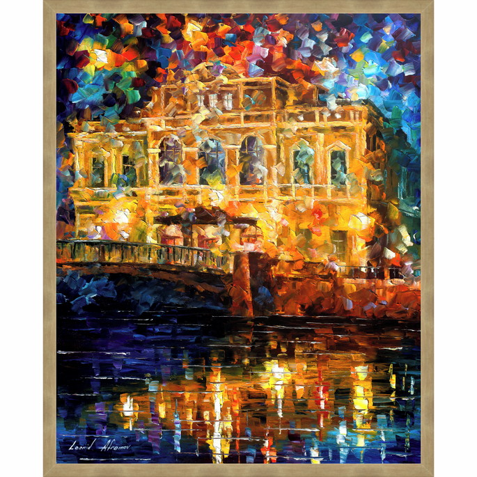 Imagem 2 - Quadro Clássico de Leonid Afremov - Janelas com Recordações.