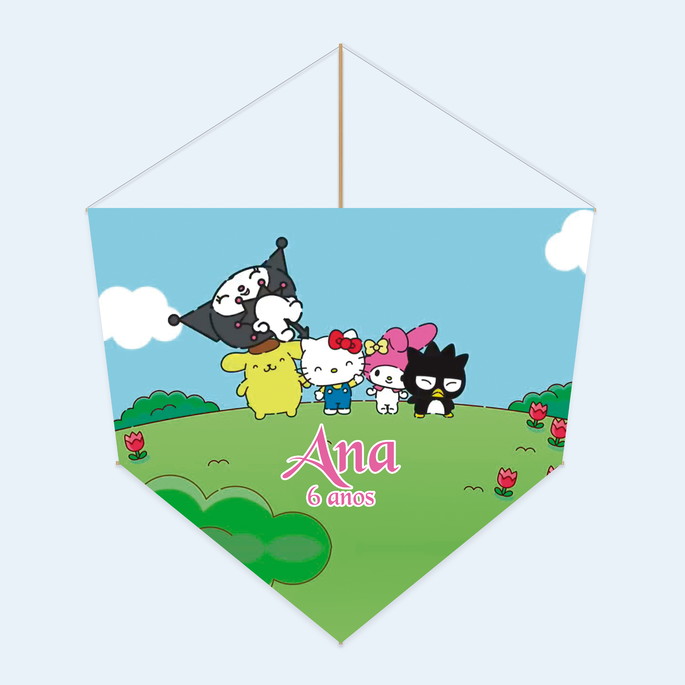 Imagem 1 - Pipa Personalizada Hello Kitty