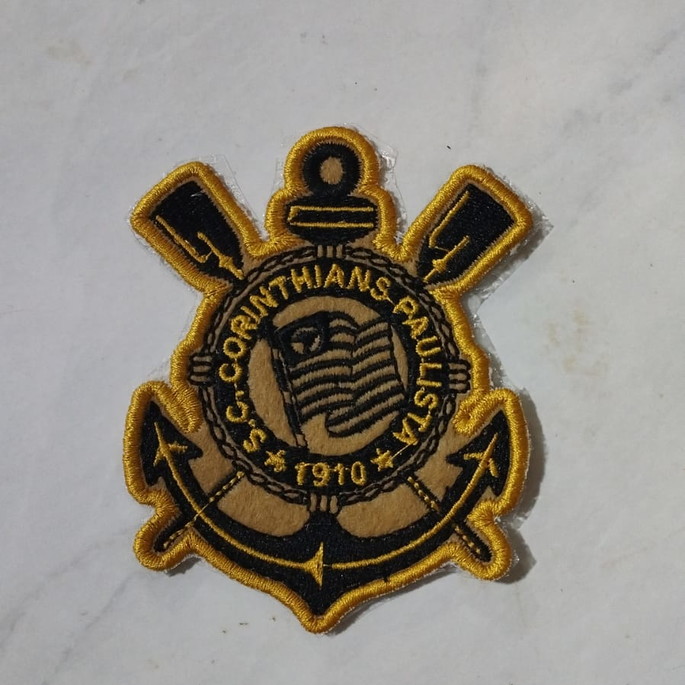 Imagem 1 - Patch do Timão Dourado Termocolante