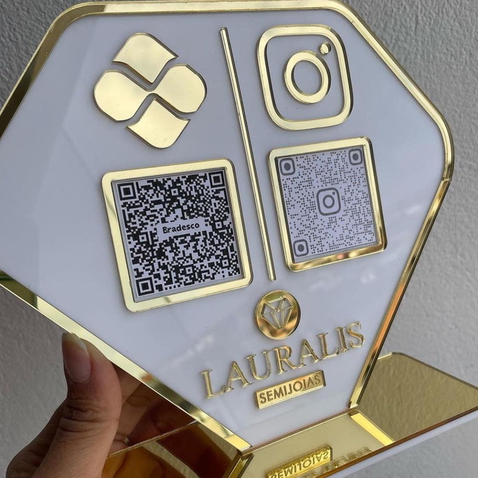 Imagem 2 - Plaquinha 3 Qr Code