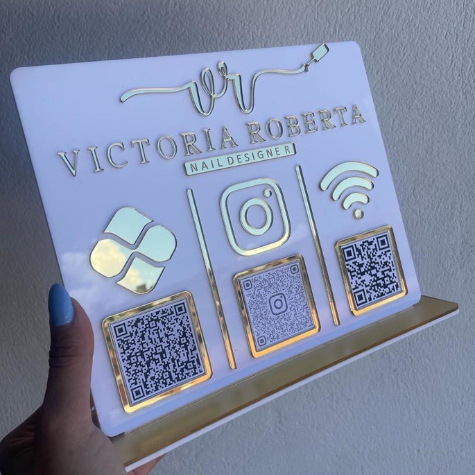 Imagem 3 - Plaquinha 3 Qr Code