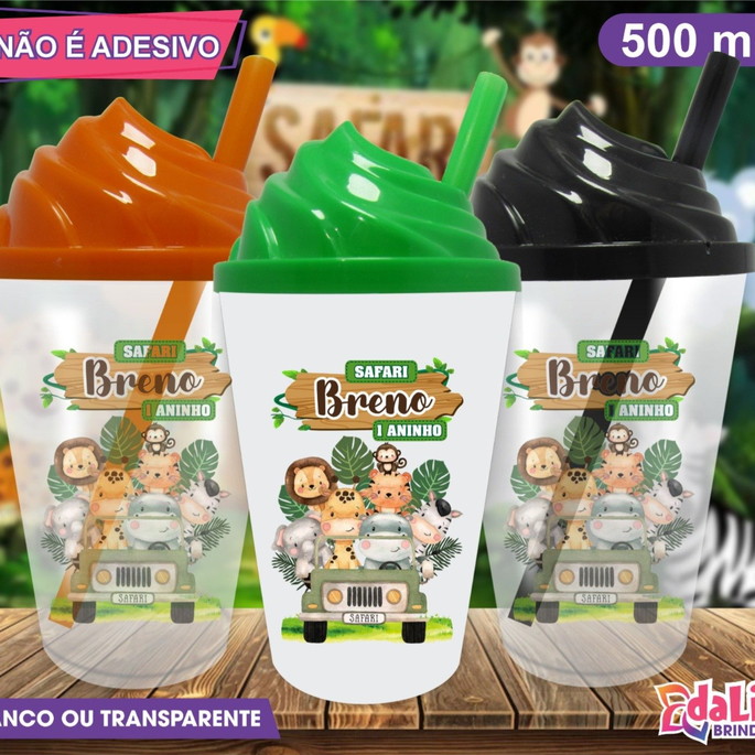 Imagem 1 - Copo Chantilly Personalizado Safari Mod. 2 - 500 ml