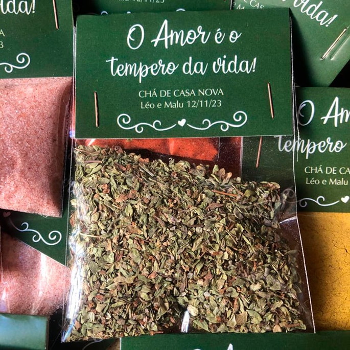 Imagem 2 - 20 Saquinhos com Temperos com Solapa Personalizada