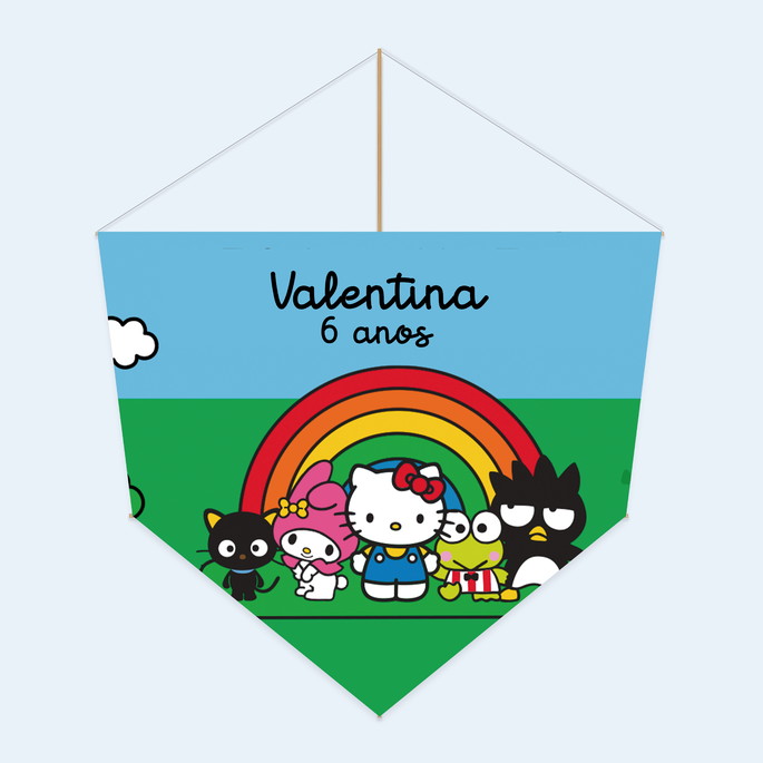 Imagem 2 - Pipa Personalizada Hello Kitty