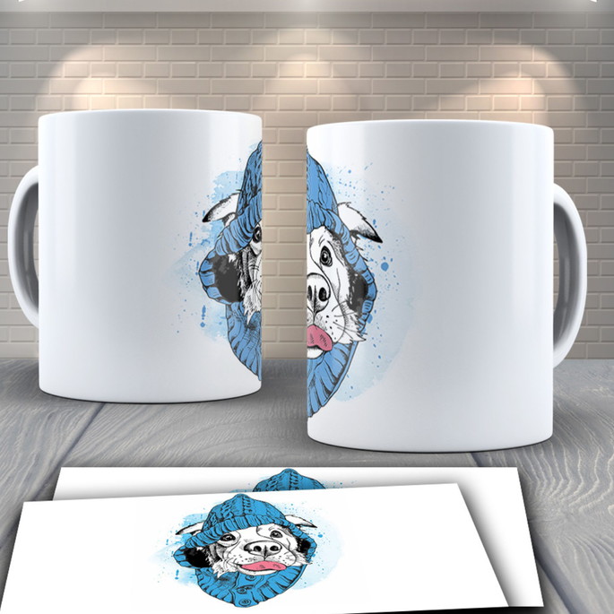 Imagem 1 - Caneca Cachorro com Agasalho