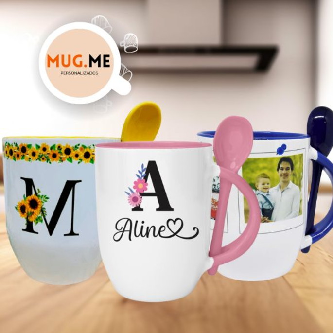 Imagem 1 - Caneca Personalizada com Colher