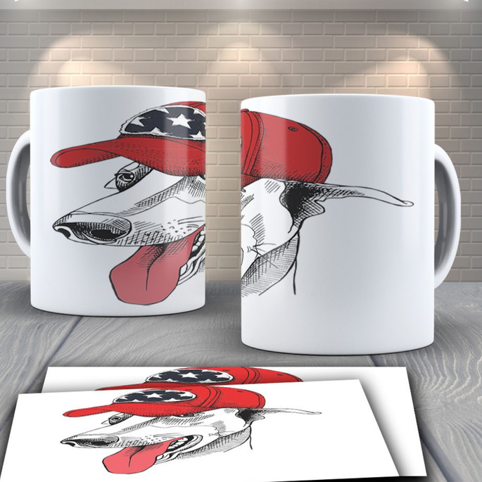 Imagem 1 - Caneca Cachorro com Boné