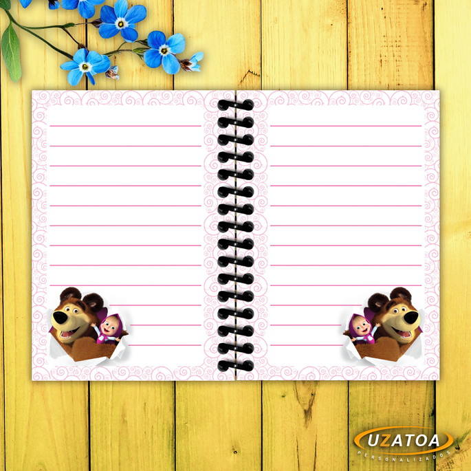 Imagem 3 - Caderninhos com Capa e Folhas Personalizadas