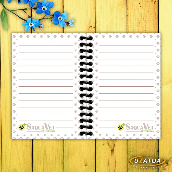 Imagem 3 - Caderninhos com Capa e Folhas Personalizadas