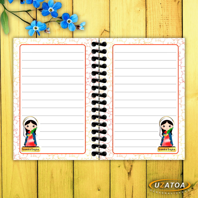 Imagem 3 - Caderninhos com Capa e Folhas Personalizadas