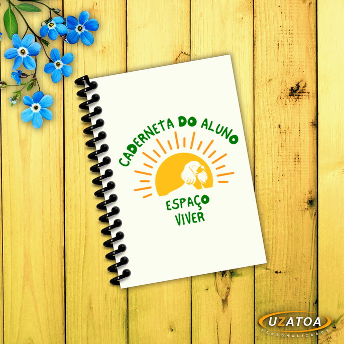 Imagem 1 - Caderninhos com Capa e Folhas Personalizadas