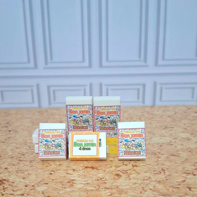 Imagem 2 - 20 Borrachas com Rótulo Personalizado