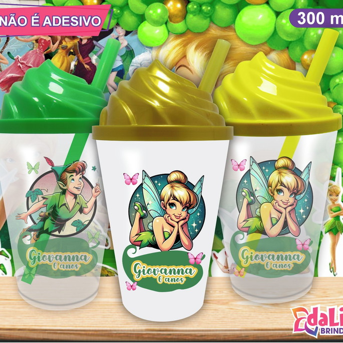Imagem 1 - Copo Chantilly Personalizado Tinker Bell Mod. 2 - 300 ml