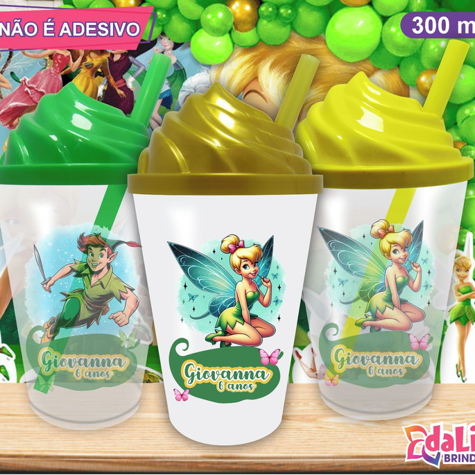 Imagem 1 - Copo Chantilly Personalizado Tinker Bell Mod. 3 - 300 ml