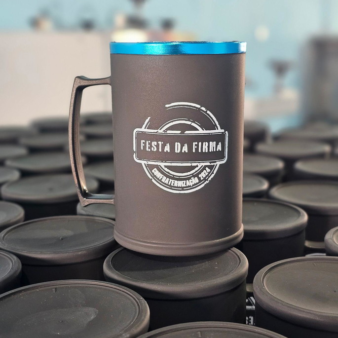 Imagem 1 - Canecas de Chopp Acrílico 500ml com Borda - Formatura