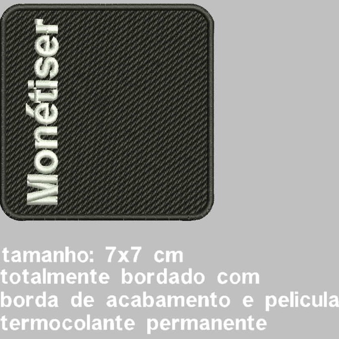 Imagem 1 - Patch Aplique Bordado Personal