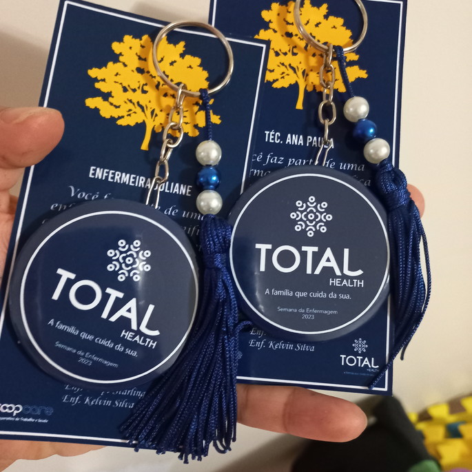 Imagem 3 - Chaveiro com Logomarca com Tassel 5 cm