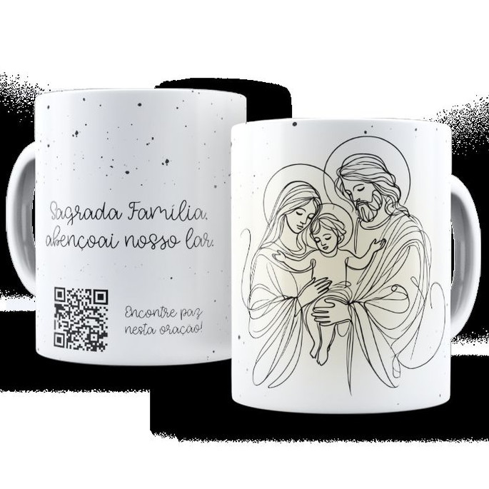 Imagem 1 - Caneca Religiosa Interativa com Qr Code
