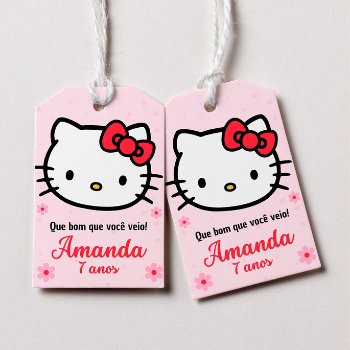 Imagem 1 - Tag Hello Kitty