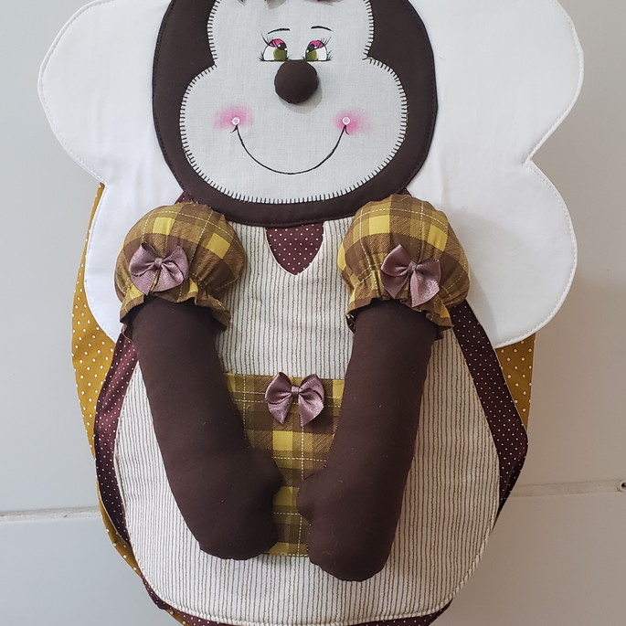 Imagem 5 - Kit Capa para Galão de Água e Puxa Sacos Abelhinha